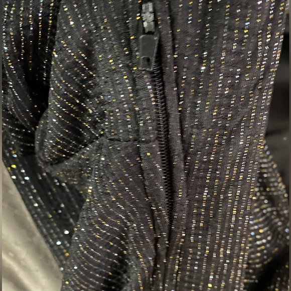 Black sparkle open back dress - Picture 6 of 6